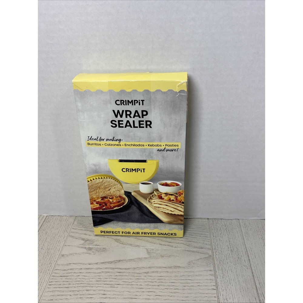 CRIMPiT Wrap Sealer | Crimper For Burritos, Calzones, Pastries & More NEW SEALED